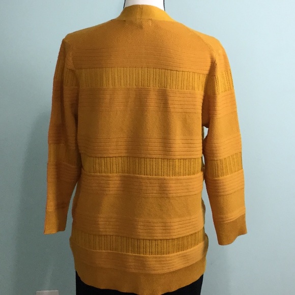 Ava Paige - Yellow open front cardigan - Picture 3 of 10